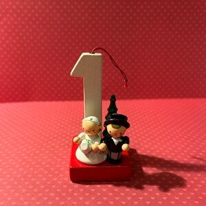 Vintage First Christmas Ornament